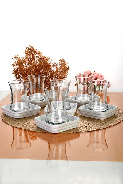 Evim Sepette 6-Piece Square Tea Plate