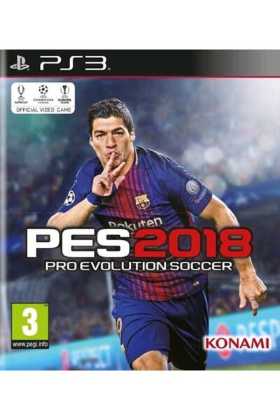 KONAMI Ps3 Pes 2018 Pro Evolution Soccer 2018 Kutulu Oyun
