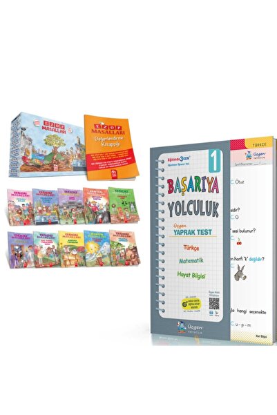 Üçgen Yayınları 1.sınıf Tüm Dersler Yaprk Test Ve Model Ezop Masalları Hikaye...