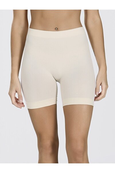 Momslab Colanți scurți de damă fără cusături - culoarea pielii, model 2029