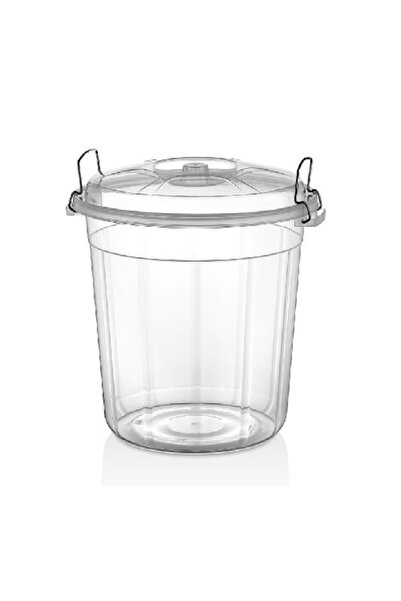 Genel Markalar Merdem Kilitli Erzak Kovası Şeffaf 50lt No:50