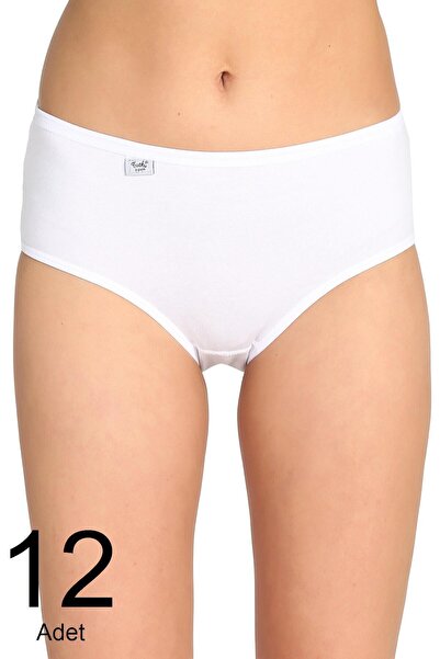 bejamonti Pachet de 12 chiloți bato din bumbac Lycra pentru femei