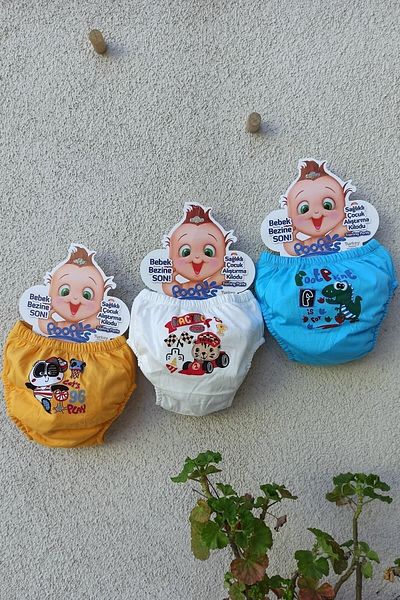 Momslab Chiloți de antrenament din 3 piese de mărime mare cu model