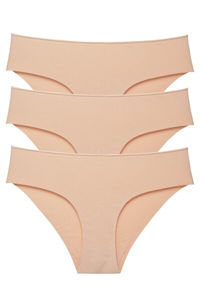 jilly jo Pachet de 3 chiloți tăiați cu laser cu talie joasă