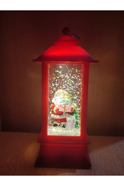 hediye Noel Baba Temalı Fener Tipi Küre