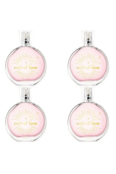 AVON Wish Of Love Edt 50 Ml Kadın Parfümü - 4 Adet