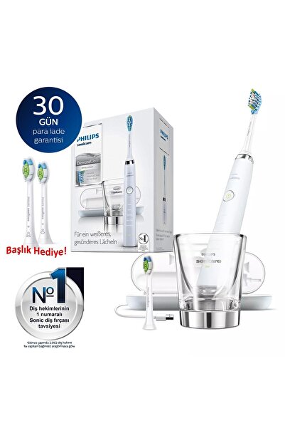Philips Sonicare Hx9337/88 - Diamond Clean - Sonic Şarjlı Diş Fırçası + Hx606...