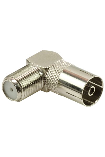 Powermaster F Konnektör Dişi / 60 Ohm Dişi L Tip Çevirici