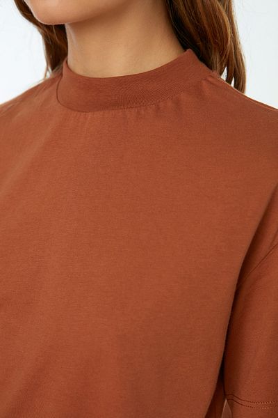 Trendyol Collection T-Shirt - Braun - Regular Fit
