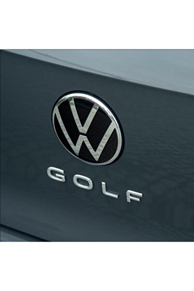 Space Volkswagen Golf Bagaj Arması Yeni Nesil Yazı Modeli Gümüş