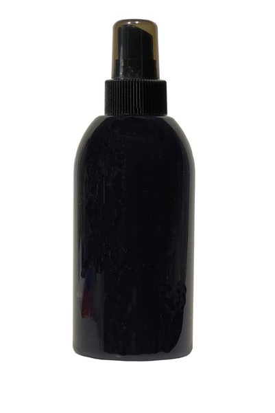 Paradise Boş Pet Şişe 100 Ml + Sprey Valf Kolonya,dezenfekten,parfüm Siyah Şi...
