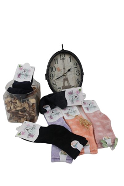 Crazy Socks Towel Bamboo Booties 6 Pieces