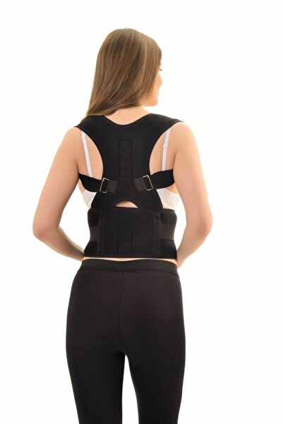 MultiFlexPro Manyetik Dik Duruş Korsesi Ortopedik Vücut Sırt Kifoz Skolyoz Kamburluk Düzeltici Korse