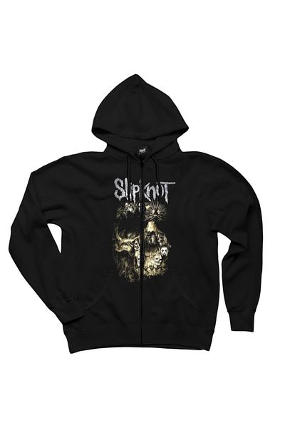Z zepplin Φούτερ με κουκούλα με φερμουάρ Slipknot Evil