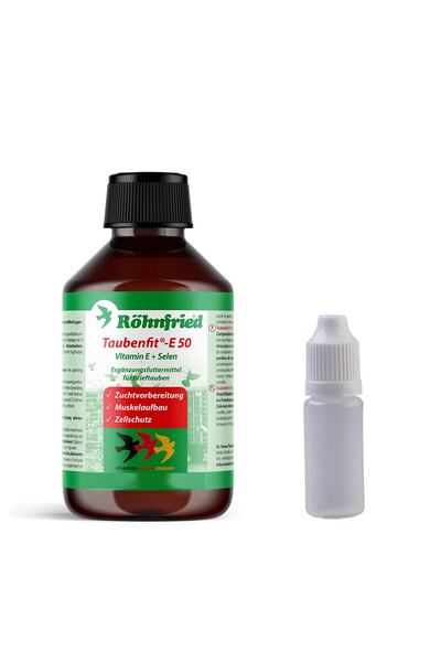 Genel Markalar Taubenfit E-50 Selenyum Kafes Kuşu Üreme Vitamini Takviyesi 20 ml