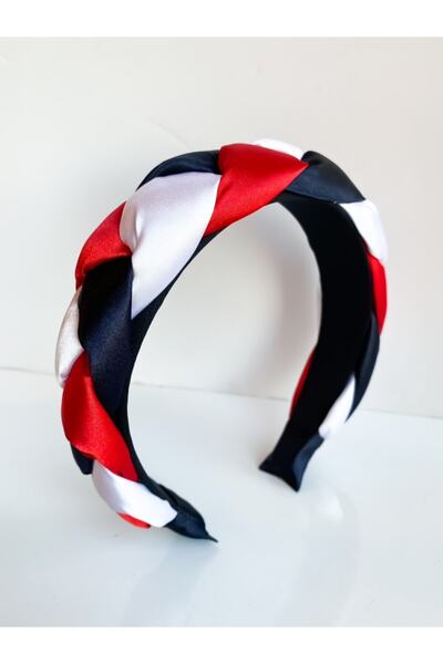 CSR AKSESUAR Coroană din tricot din satin colorat