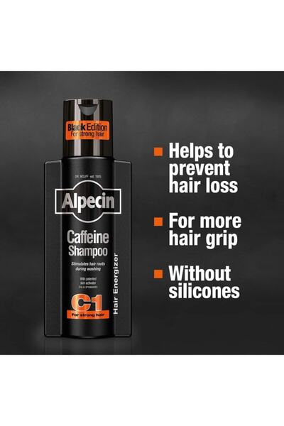 Assos Coffein Black Edition Kafein C1 Şampuan 250 Ml