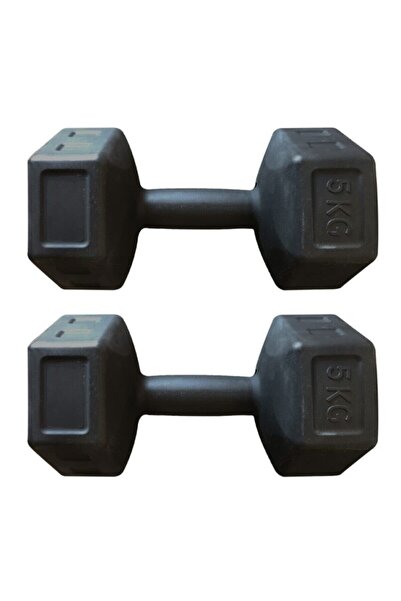 Buffer Dambıl Seti Fitness Vücut Geliştirme Aleti 5 Kg X 2 Adet 10 Kg Dumbell...