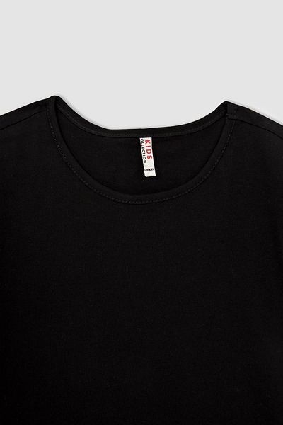 DeFacto Girl's Crew Neck Short Sleeve T-Shirt