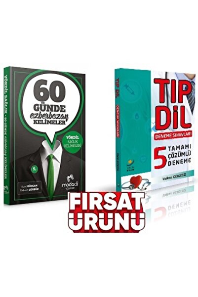Modadil Yökdil Sağlık Bilimler 60 Günde Ezber Bozan Kelimeler &tıp Dil 5 Deneme Sınav Haz Seti