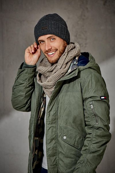 Fonem Men's Fisherman Beret Fo 2103 Anthracite