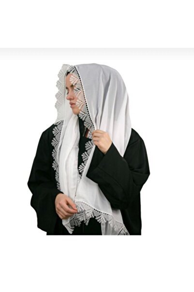 ALLURİNG THE BETTER ONE White Needle Embroidered Mevlüt Cover