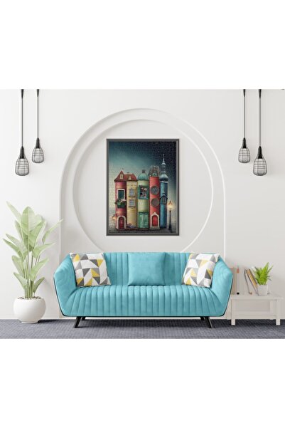 Nova Puzzle - 1500 Parça Fantastik Kitap Şehir Mini Puzzle