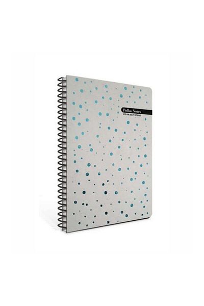 Gıpta Polka 17x24 Notes Spiral Checked Hard Cover 120 Sheets Notebook