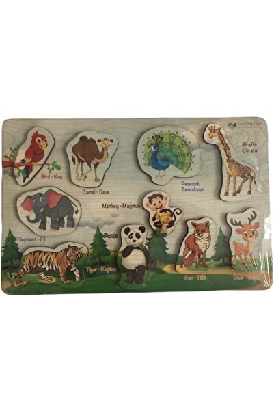 Soft and Baby Kabartmalı Hayvanlar Ingilizce Ve Türkçe Yapboz