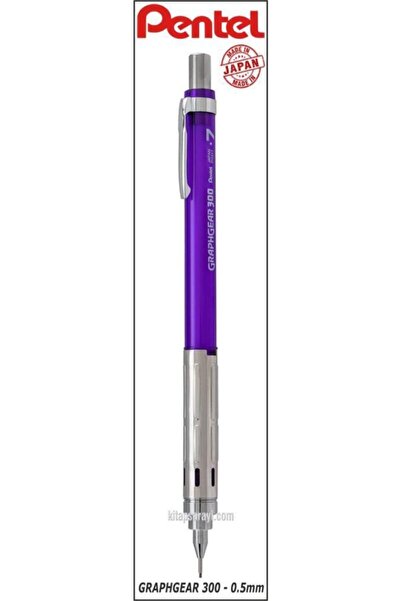 Pentel Graphgear 300 0.5 Mm Versatil Kalem Mor