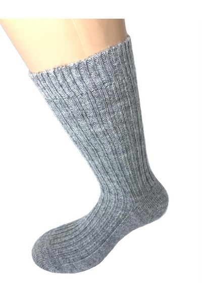 Bamuta Women's Socket Wool Boot Socks Gray