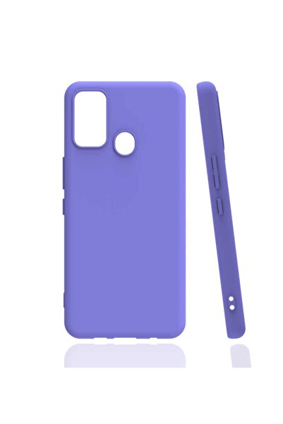 TECNO Spark 7t Uyumlu Kılıf Esnek Koruyucu Silikon Kapak Lila