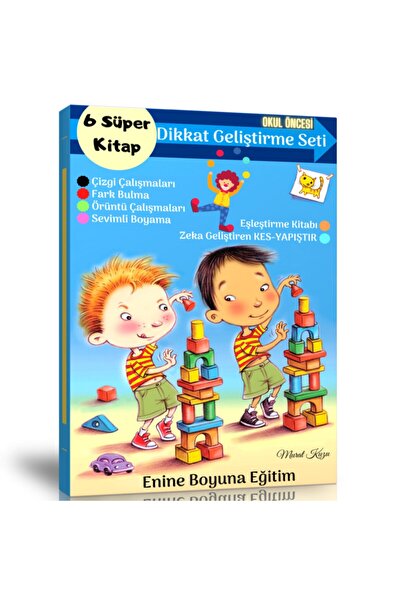Enine Boyuna Eğitim Attention Strengthening Training Set (6 Books)