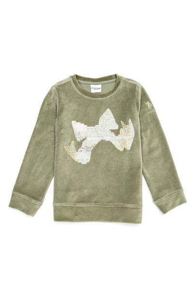 U.S. Polo Assn. Green Girl's Sweatshirt