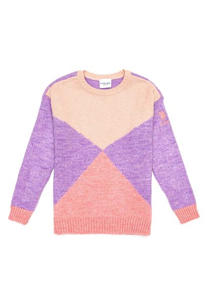 U.S. Polo Assn. Pulover roz pentru fete