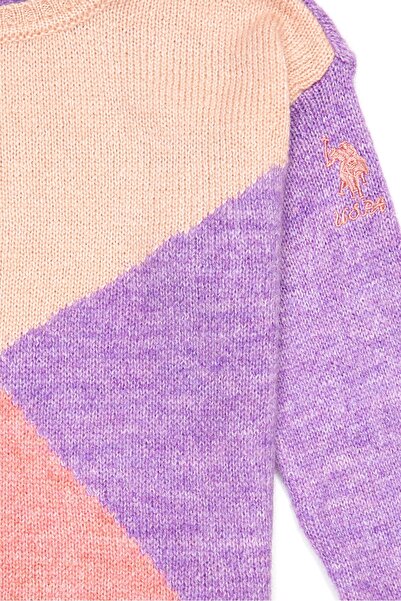 U.S. Polo Assn. Pembe Kız Çocuk Kazak