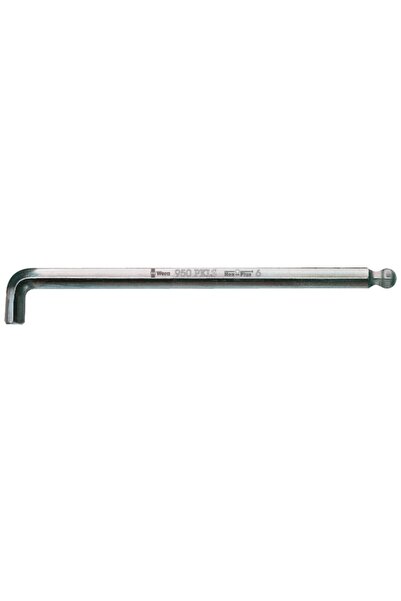 wera 950 Pkls Hex-plus Kısa Ağız Topbaş Alyan 5,0 Mm 05022045001