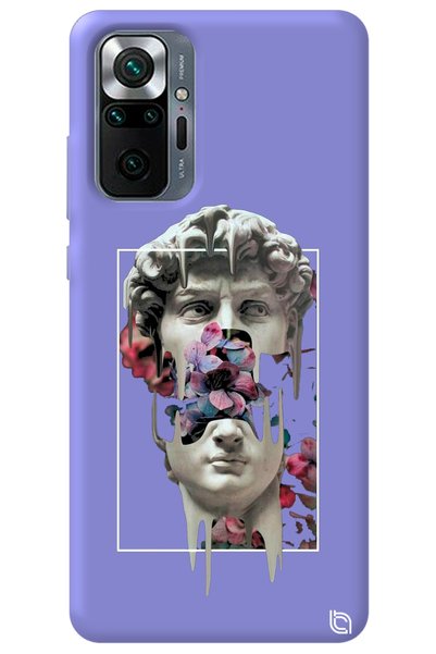 WANNA PROTECT حافظة هاتف Xiaomi Redmi Note 10 Pro من السيليكون بنمط David مع ...