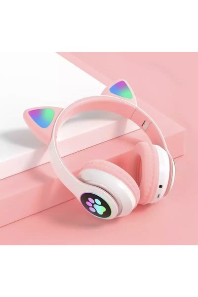 mysteryphoneaccessories Led Flaşlı Kedi Kulaklık