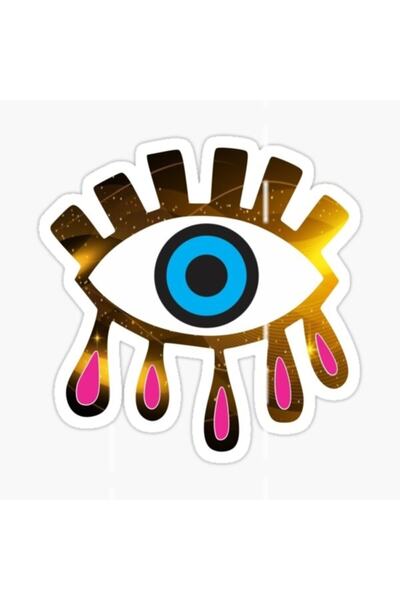 TSC Autocolant Evil Eye Etichetă Lipire Parbriz Auto Laptop Md17 17cm