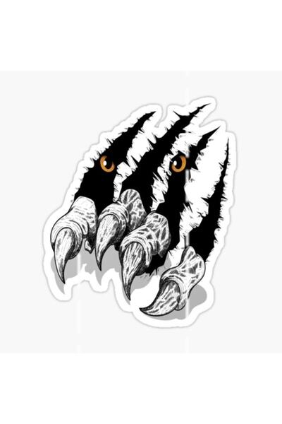 TSC Monster Claw Car Auto Sticker Pasting 19 Cm As
