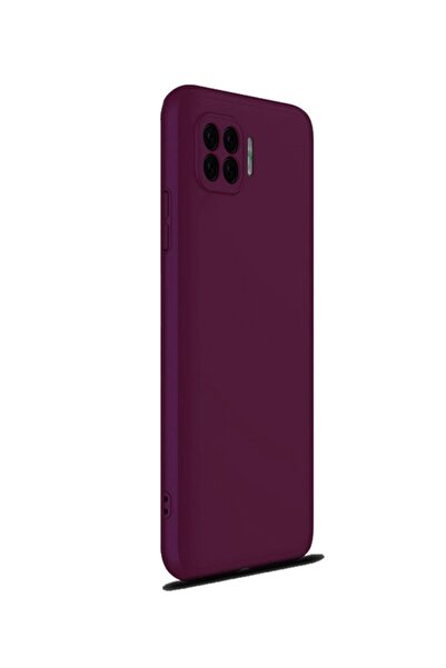 Molly Oppo Reno 4 Lite Uyumlu Mürdüm Guardian Mat Silikon Kılıf