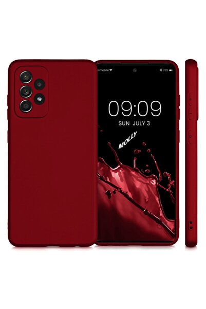 Molly Galaxy A52 Uyumlu Bordo Guardian Mat Silikon Kılıf