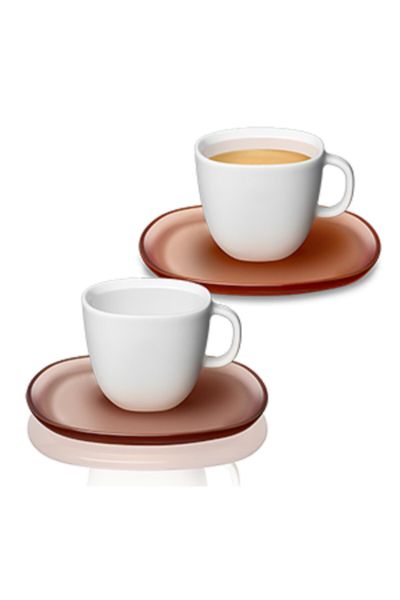 Porcelain Gran Lungo Cups, Lume Collection