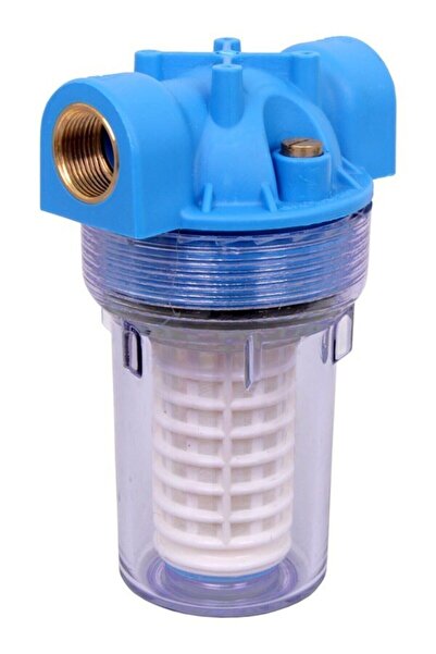 Yenimod 5 Inç (1/2 Inç Girişli) Siliphoslu Yıkanabilir Su Arıtma Filtresi Eko...