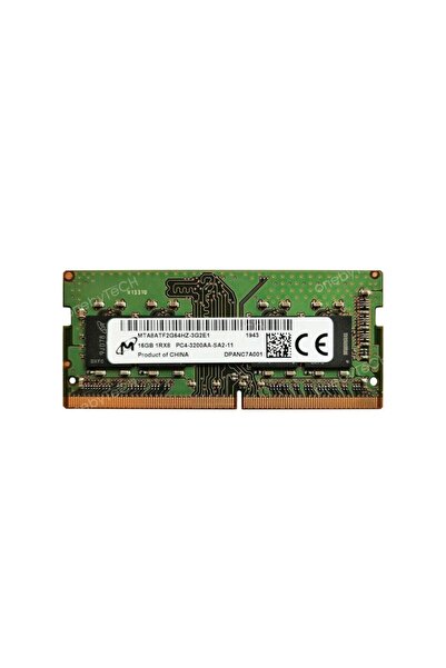 Micron 16 Gb Ddr4 3200 Mhz Ram Mta8atf2g64hz-3g2e1 Notebook Kutusuz