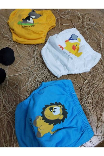 bejamonti Baby Boy Cute 3-Piece Training Pants