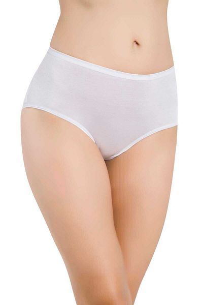 Momslab Chiloți de bikini negri din bambus, cu talie înaltă, pachet de 3