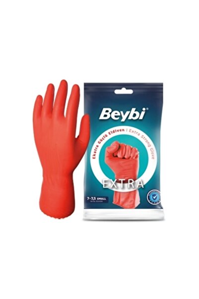 Beybi قفازات تنظيف الأطباق الإضافية مقاس 7-7.5 5 أزواج