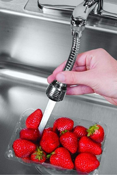 Berev Turbo Flex Plastik Hortumlu Esnek Ayarlanabilir Musluk Başlığı 2 Aşamalı